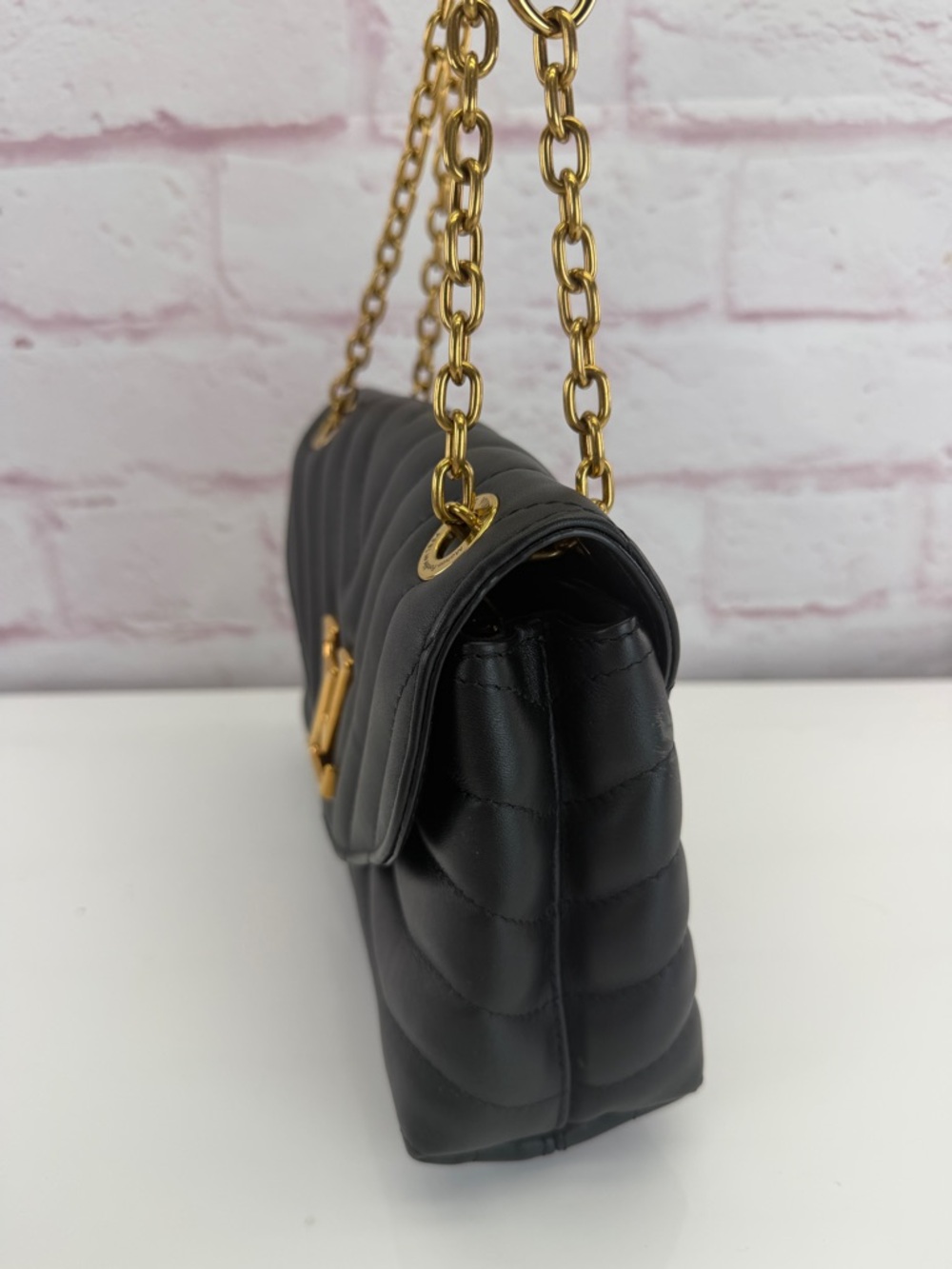Louis Vuitton Black New Wave Quilted Leather Chain Shoulder Bag - Picture 5 of 16